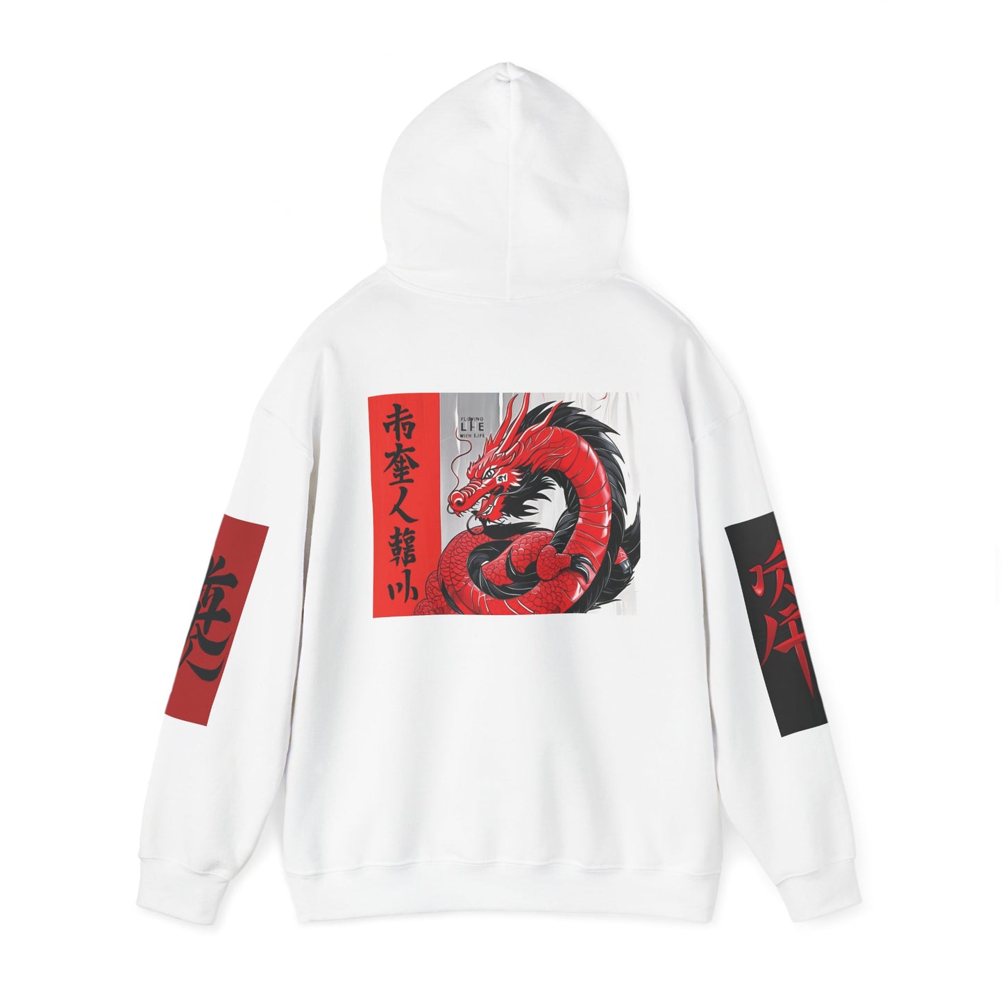 Dragon Design Unisex Heavy Blend Hoodie - Stylish Streetwear Fit