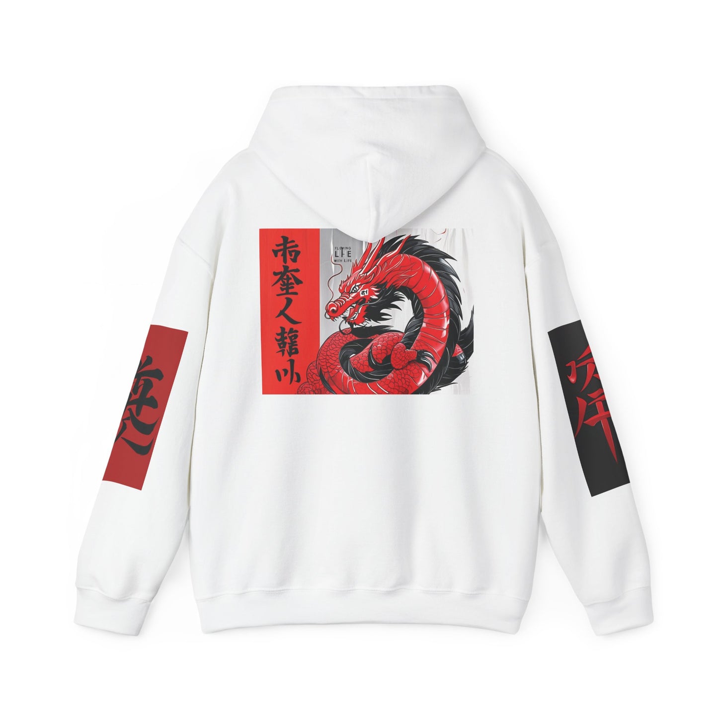 Dragon Design Unisex Heavy Blend Hoodie - Stylish Streetwear Fit