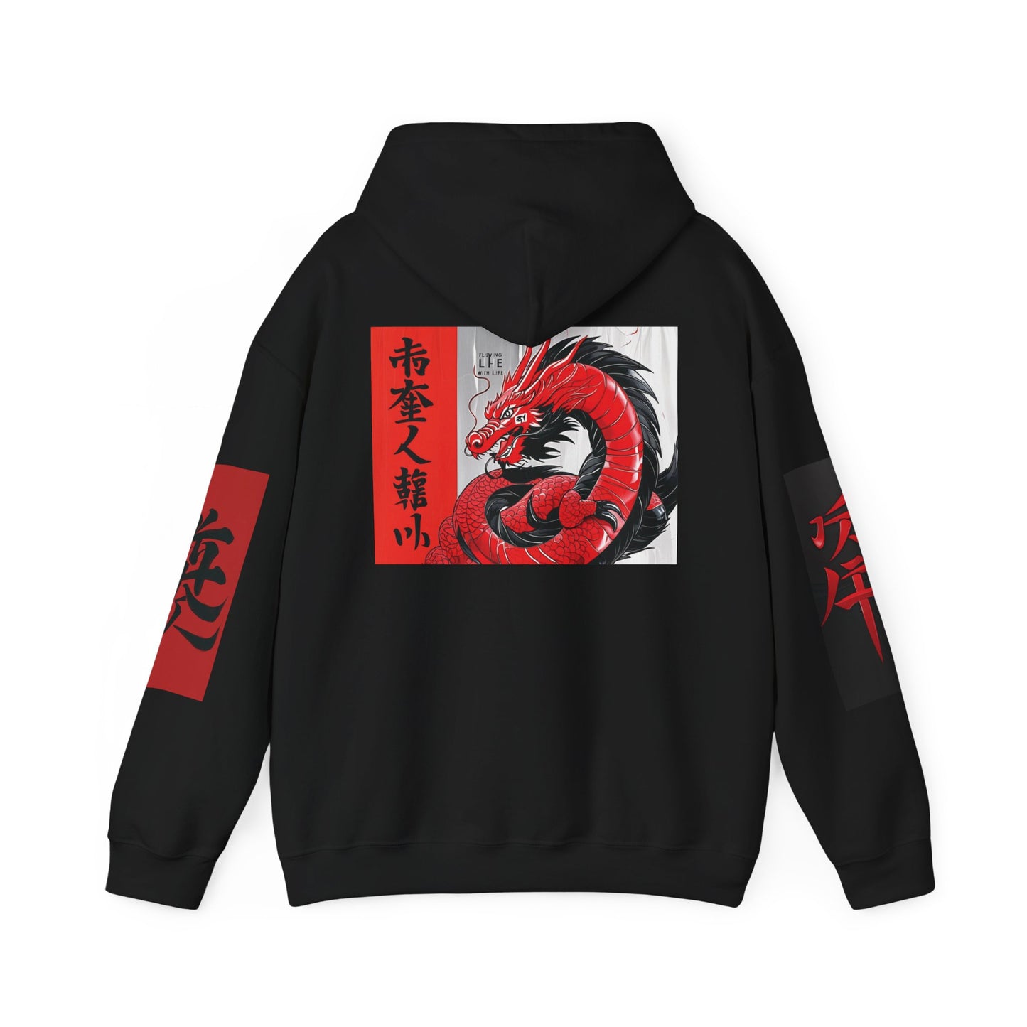 Dragon Design Unisex Heavy Blend Hoodie - Stylish Streetwear Fit