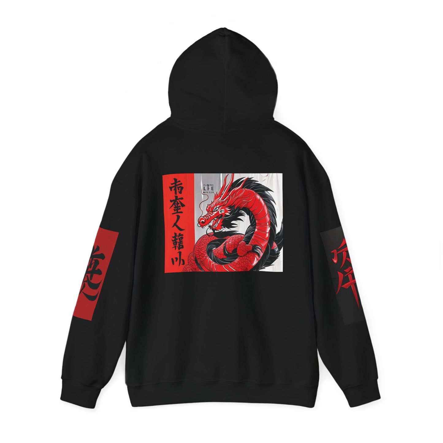 Dragon Design Unisex Heavy Blend Hoodie - Stylish Streetwear Fit