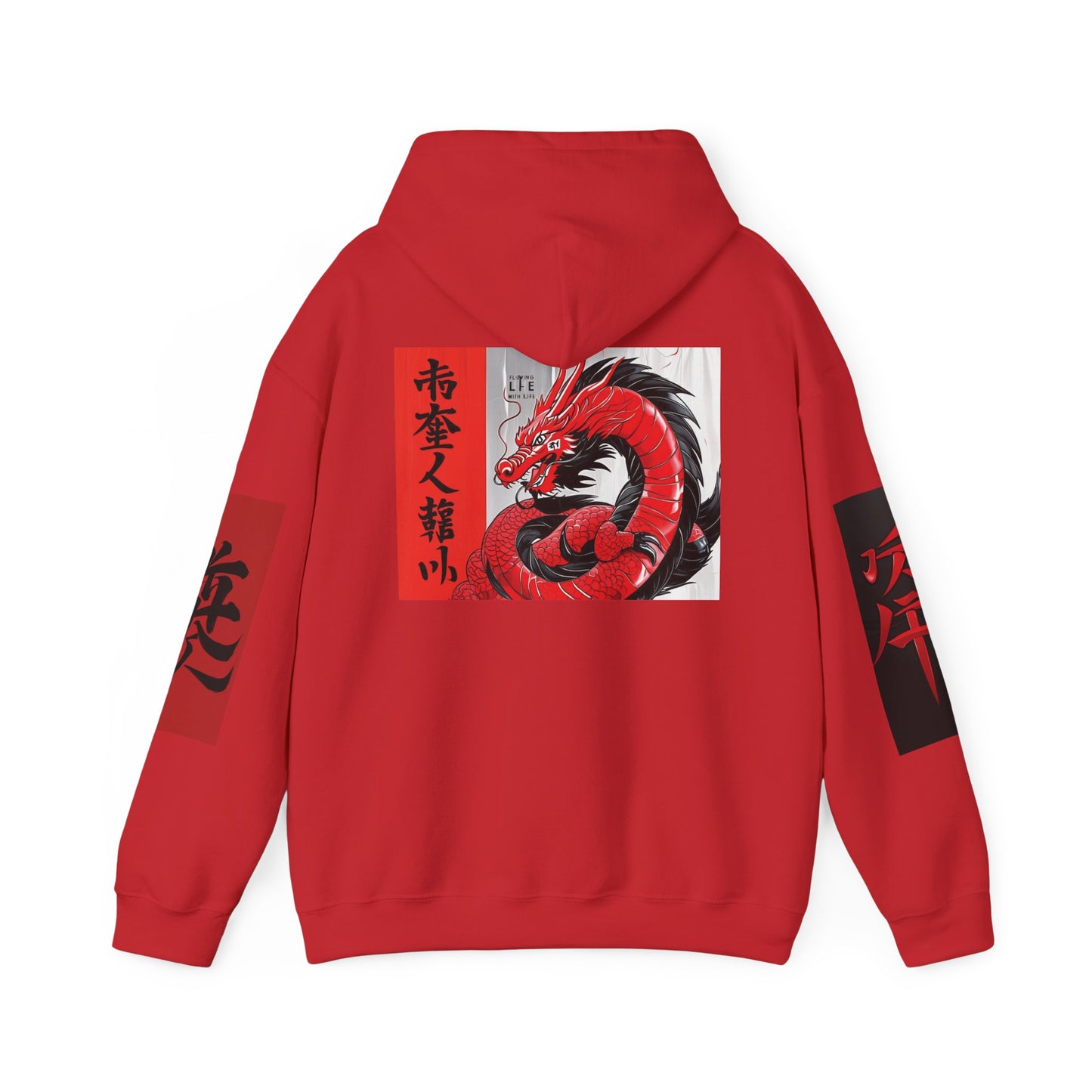 Dragon Design Unisex Heavy Blend Hoodie - Stylish Streetwear Fit